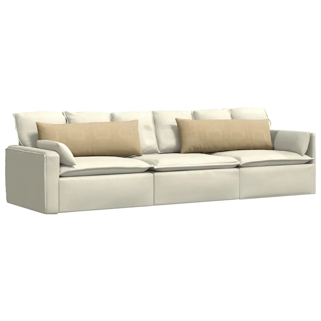 Cuscini da Divano 2 pz-Set di 2 Cuscini per Sofa Grigio Verde 120 x 40 cm