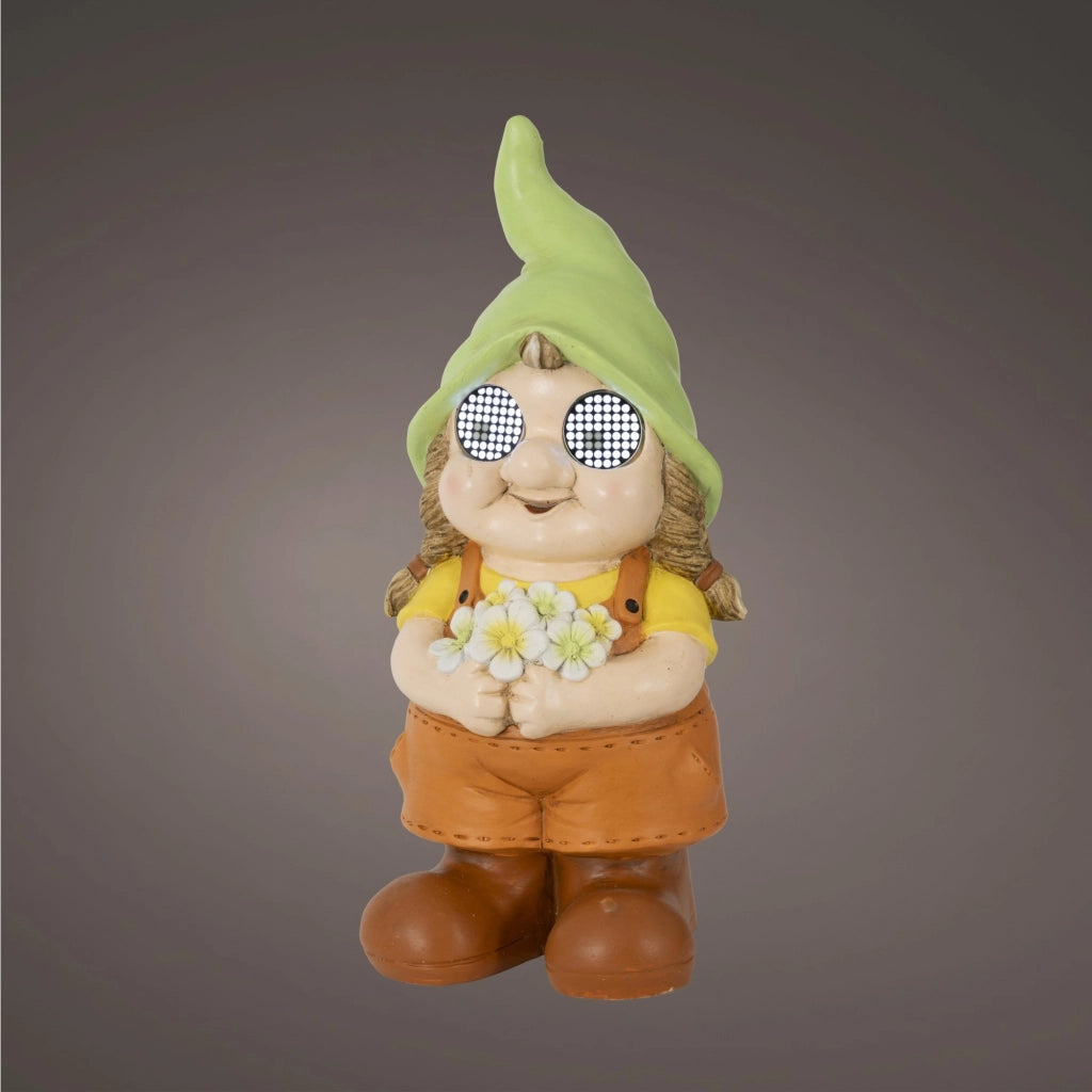 LAMPADA SOLARE GNOMA H37CM BIANCO FREDDO