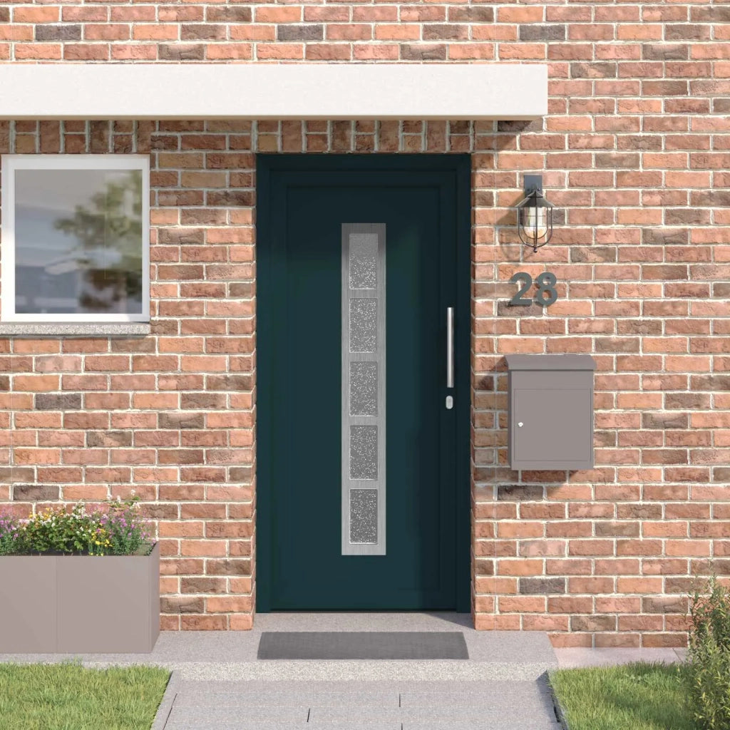 Porta Frontale Antracite 98 x 200 cm PVC