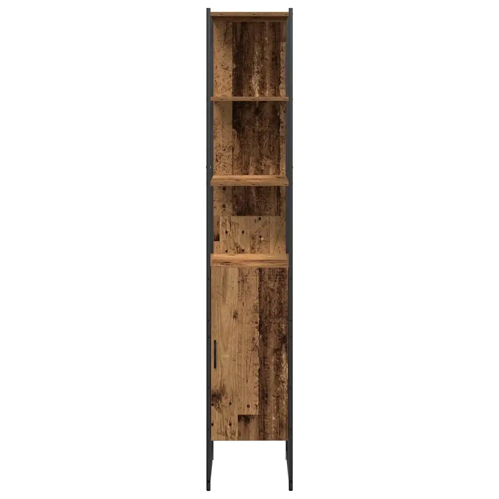 Set di mobili per il bagno 4 pcs Marrone 33 x 33 x 185.5 cm 3334409