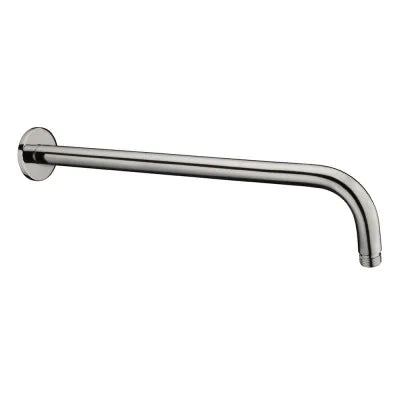 Kit doccia satinato con braccio 35 soffione 30 e set doccia completo Gemini
