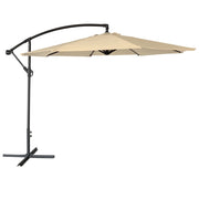 OAHUOmbrello offset rotondo 3m diametro beige