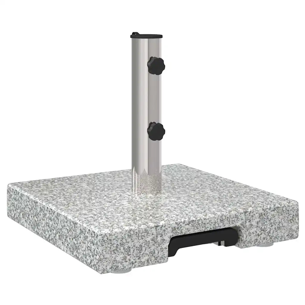 Base per ombrellone-Supporto per ombrellone Grigio 41 x 41 x 37 cm Granito