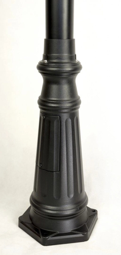 Lanterna da giardino Wenecja 280cm 2xE27 nera IP43