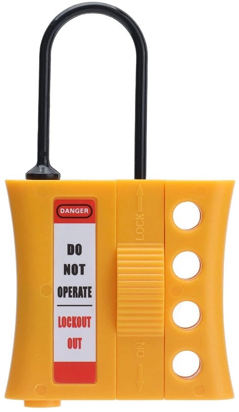 Blocco di Sicurezza per Tagout e Lockout in Nylon e ABS per 3-6 mm Fori a Chiave