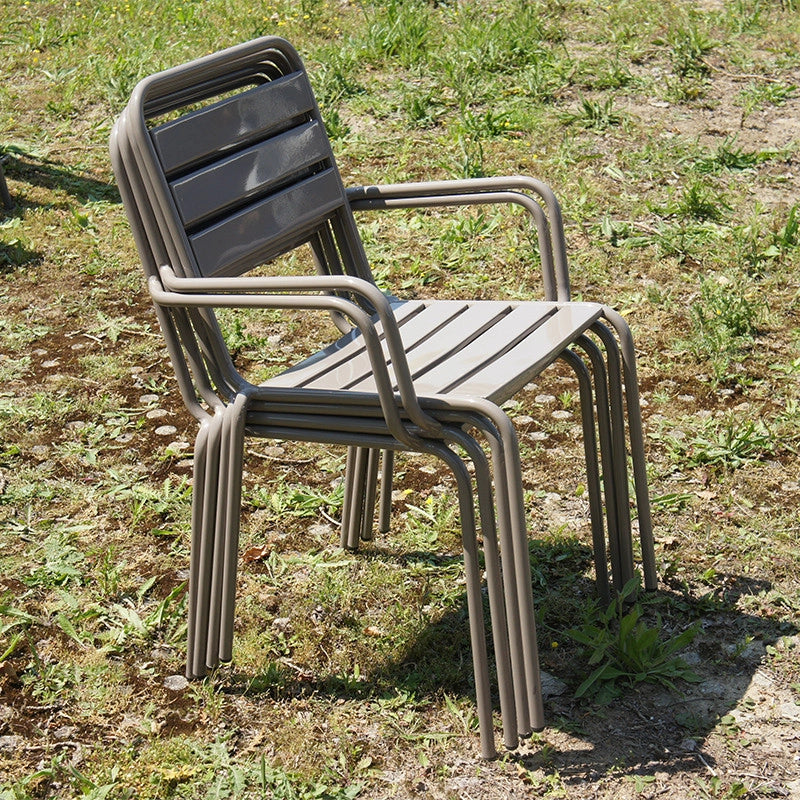 Sedia impilabile taupe - NOMADE