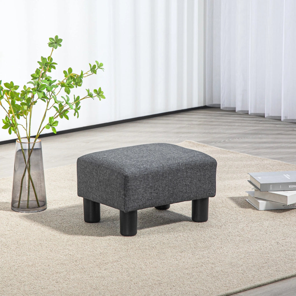 Pouf Grigio ¨C Minimal ¨C Stoffo Tessuto