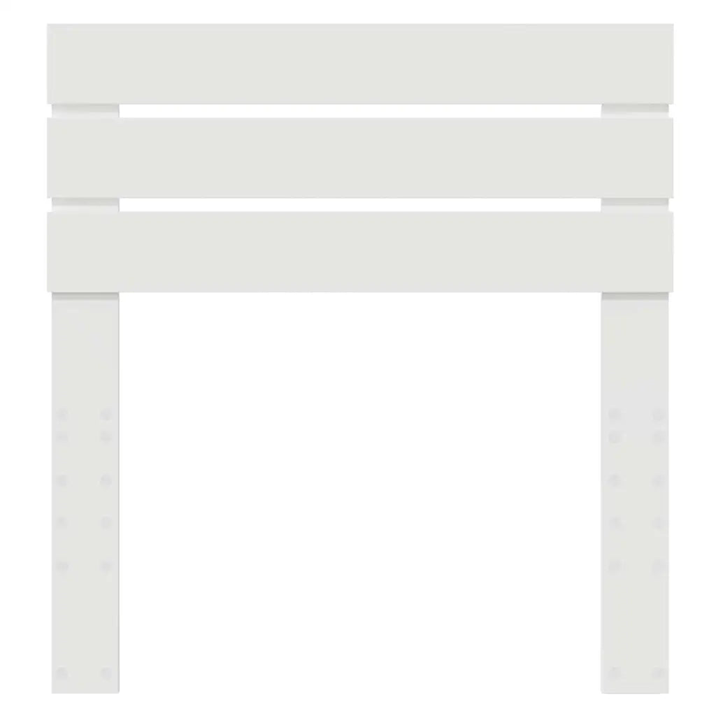 Testiera-Testata-Testiera Decorativa Bianco 75 cm Legno multistrato 480413