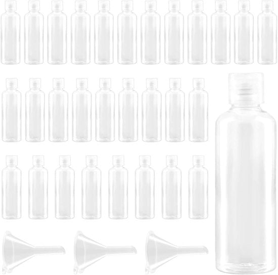 Flessa da viaggio - 100 ml - Riciclabile - Translucido
