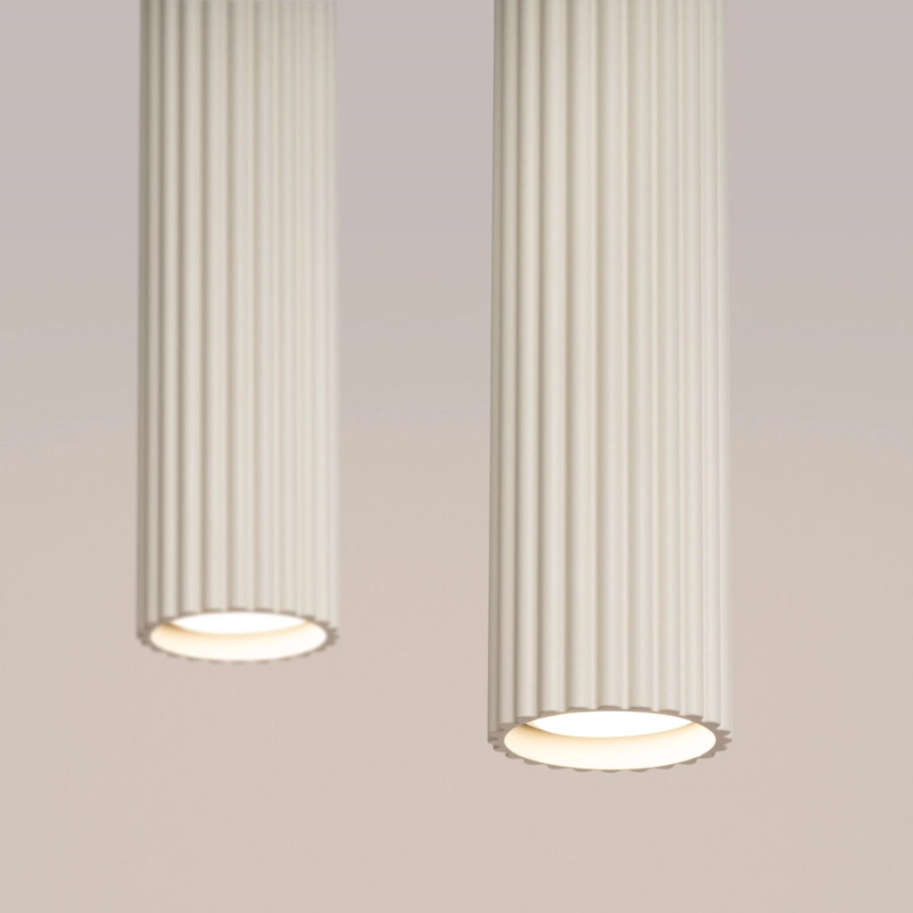 Lampada a sospensione KARBON 2 beige