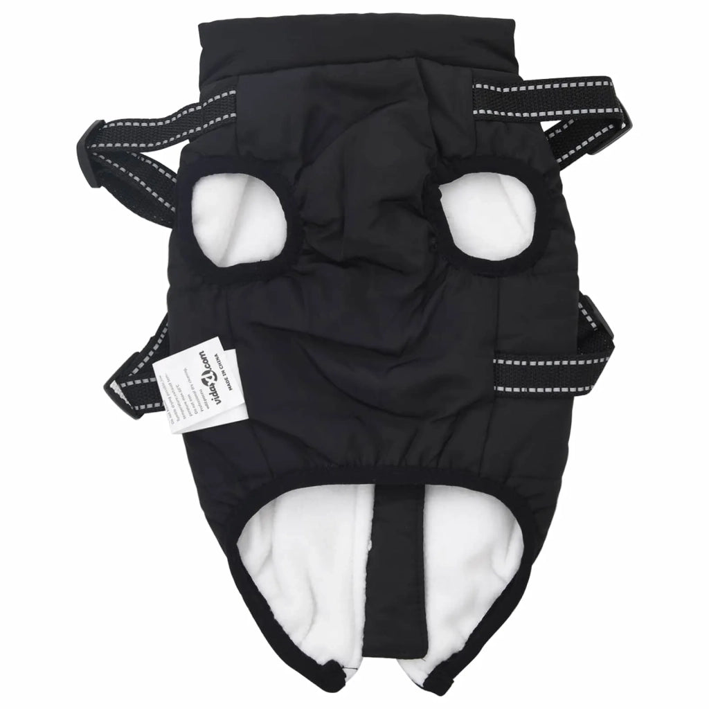 Cappotto per Cani Nero L28 Pile e Poliestere 3422530