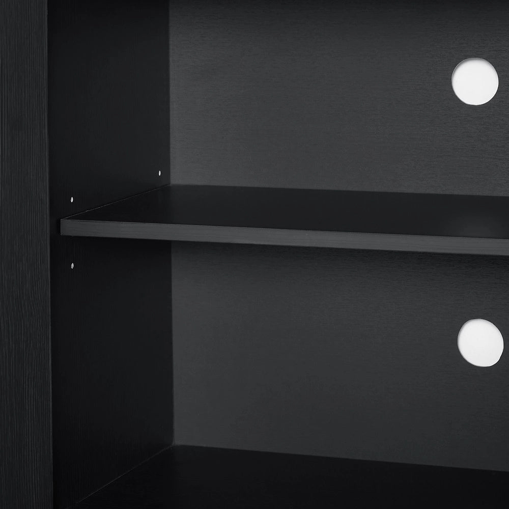 Credenza Buffet TV ¨C MINIMAL ¨C Nero, Legno, 162.5x38x61 cm