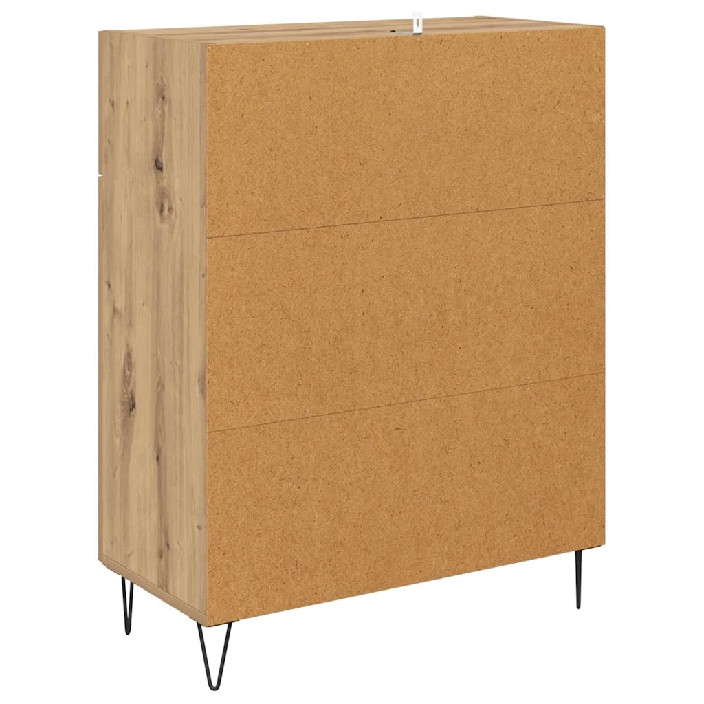 Credenza-Buffet-Armadio da cucina Rovere artigianale 69,5 x 34 x 90 cm Legno multistrato 561919