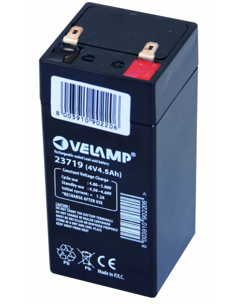 Batteria ricaricabile al piombo 4V 4.5Ah