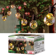 HIGH-TECH CATENA LUMINOSA CON 20 LAMPADINE MICROLED LUNGHEZZA 4 METRI