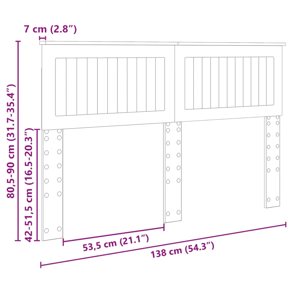 Testiera | Testata Rovere fum¨¦ Legno multistrato