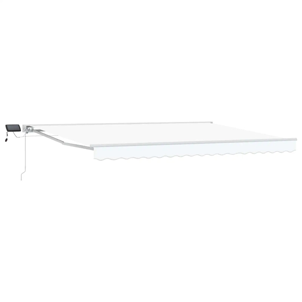 Cornice per Tenda Manuale con LED Bianco 4,5 × 3,5 m 3420681