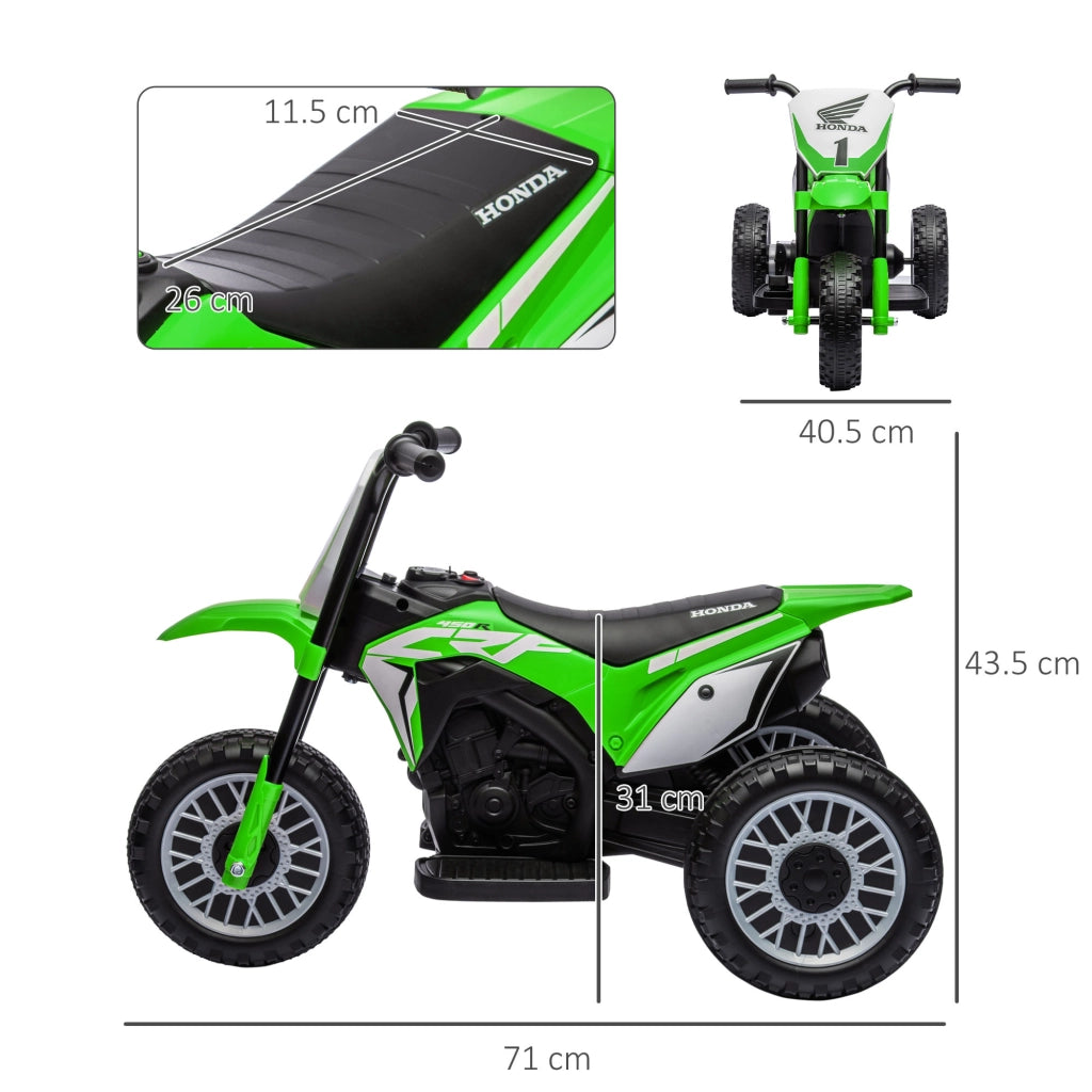 Moto Elettrica per Bambini ¨C Minimal ¨C Verde, 18-36 Mesi