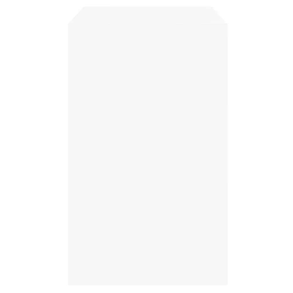 Scarpiera mobile contenitore per scarpe mobile per ingresso/corridoio/soggiorno 80 x 42 x 69 cm legno ingegnerizzato bianco 02_0021511