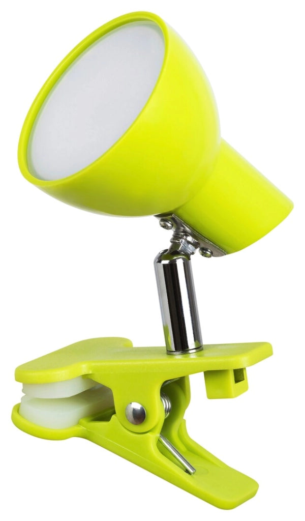 Lampada lettura con clip LED 5W verde Noah Rabalux