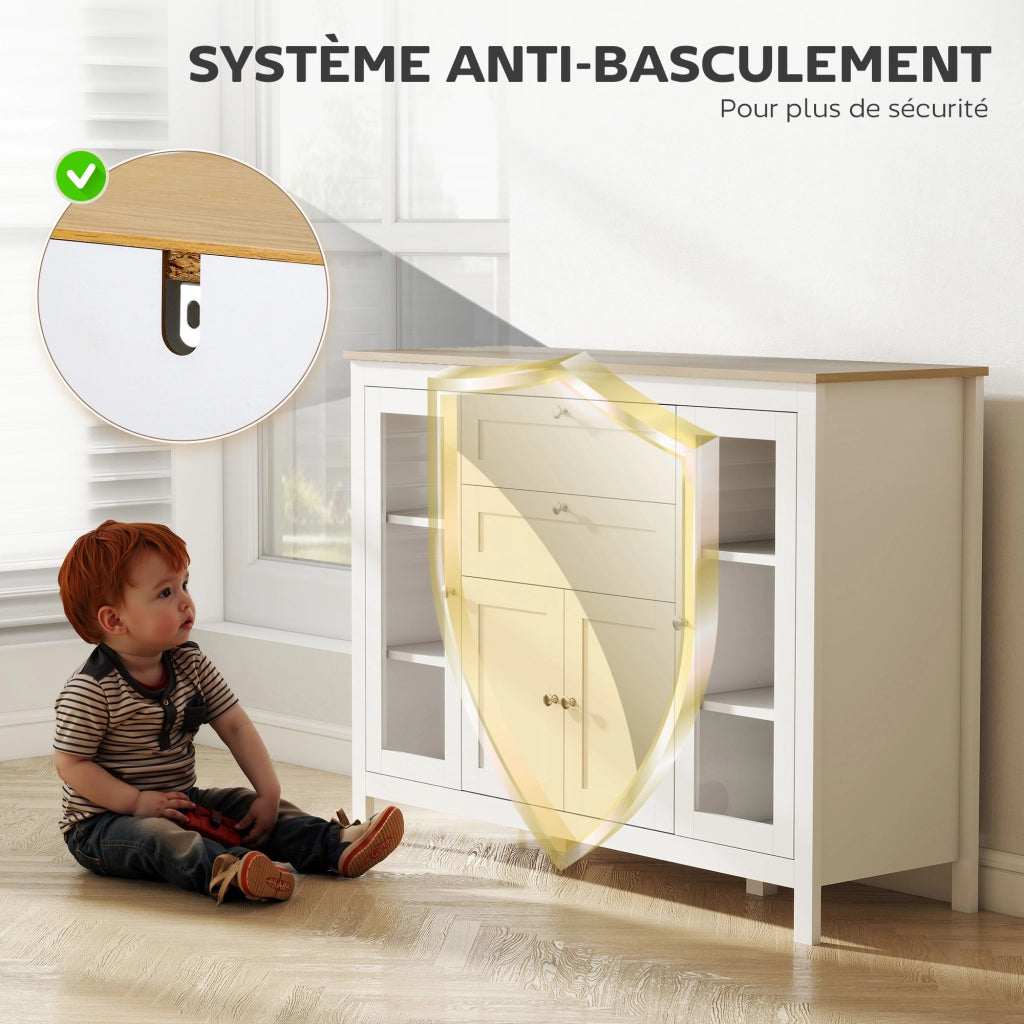 Buffet ¨C zephmum ¨C bianco 120x40x90