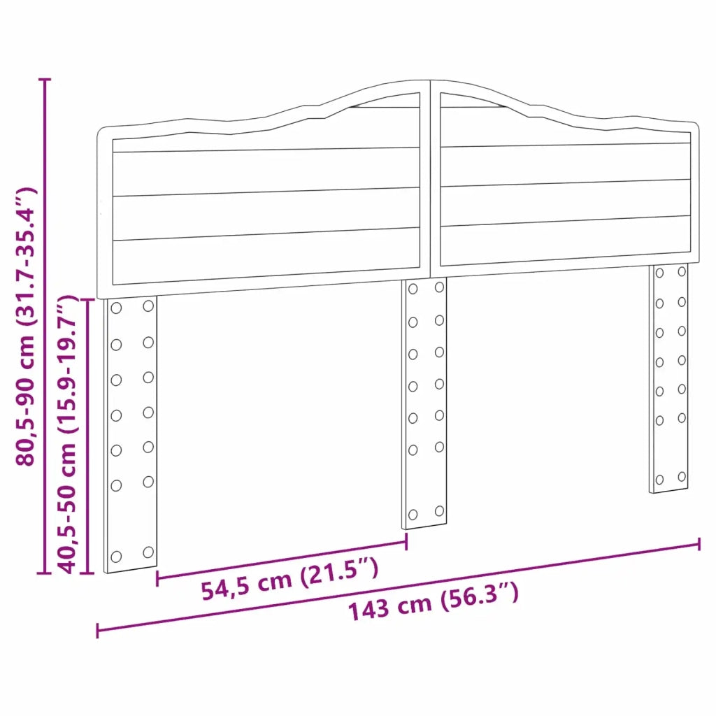 Testiera | Testata Rovere Marrone Legno multistrato