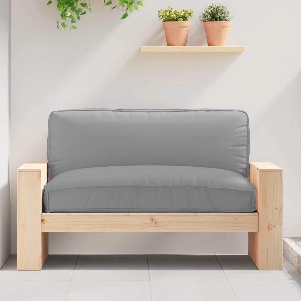 Cuscino Grigio 120 x 80 x 12 cm Tessuto Oxford 42001569