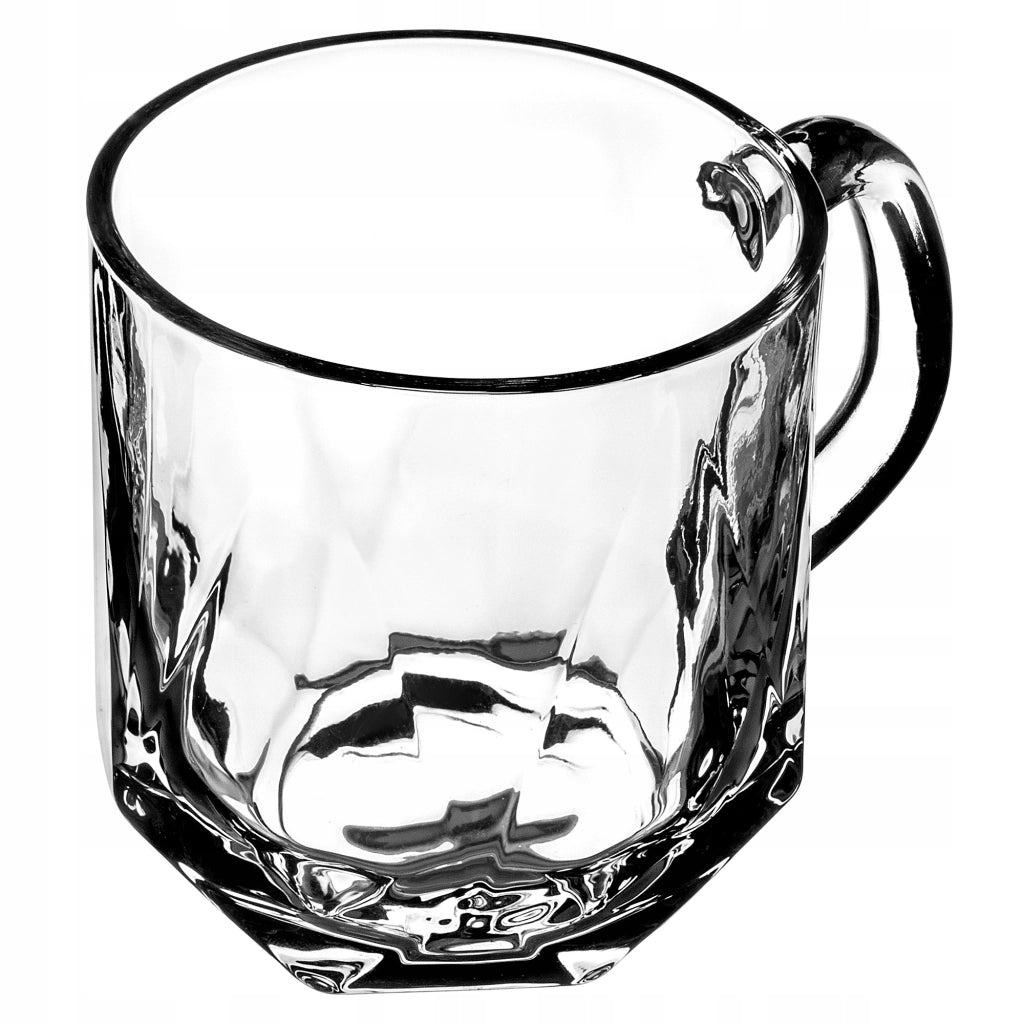 Bicchieri KADAX da 300 ml per caffè, tè e altre bevande, con manico, set da 4