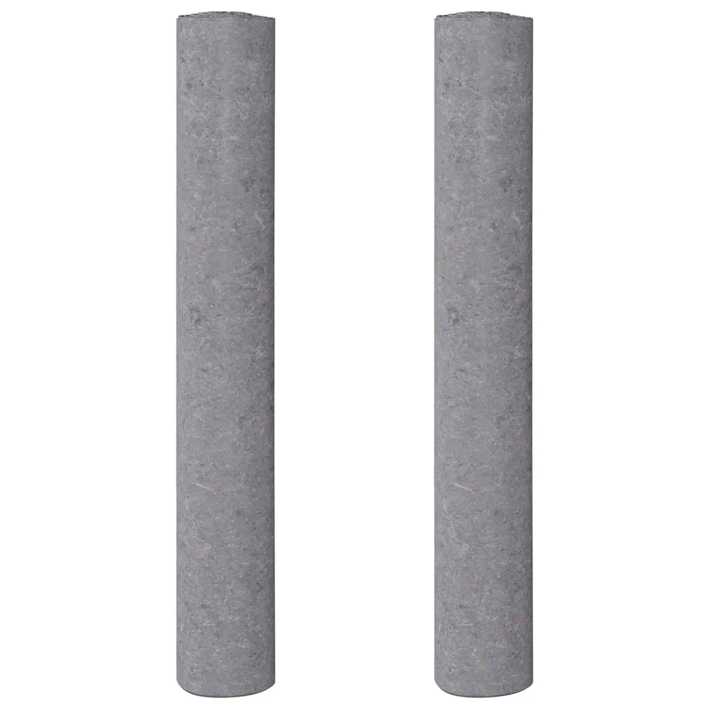 vidaXL Pile Antiscivolo da Pittore 2 pz 10 m 220 g/m² Grigio