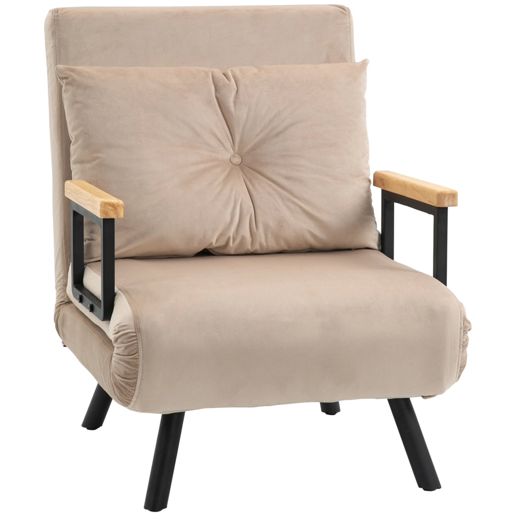 Poltrona Relax ¨C Minimal ¨C Tessuto Nero e Naturale