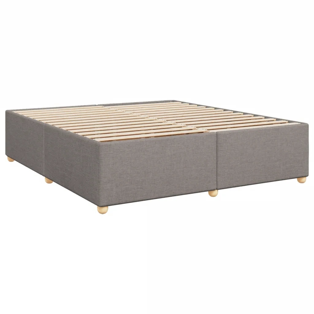 Giroletto a Molle con Materasso Tortora 180x200 cm in Tessuto 3293677