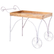 Carrello espositivo grigio 94x44x67