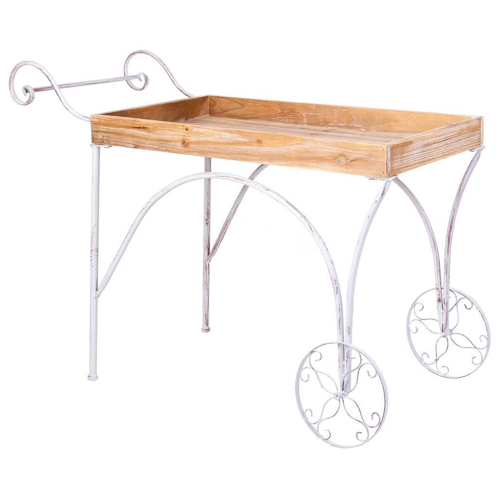 Carrello espositivo grigio 94x44x67