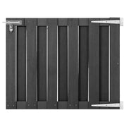 Cancello da Giardino in WPC 100x80 cm Grigio cod mxl 40844