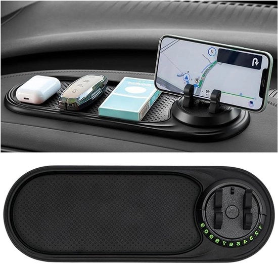 Matte antiscivolo multifunzionale per auto - Ocrano e supporto per smartphone