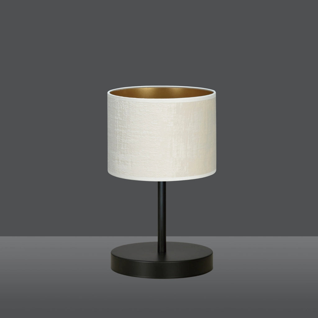 Lampada da tavolo Emibig Hilde bianco/nero E27 34cm
