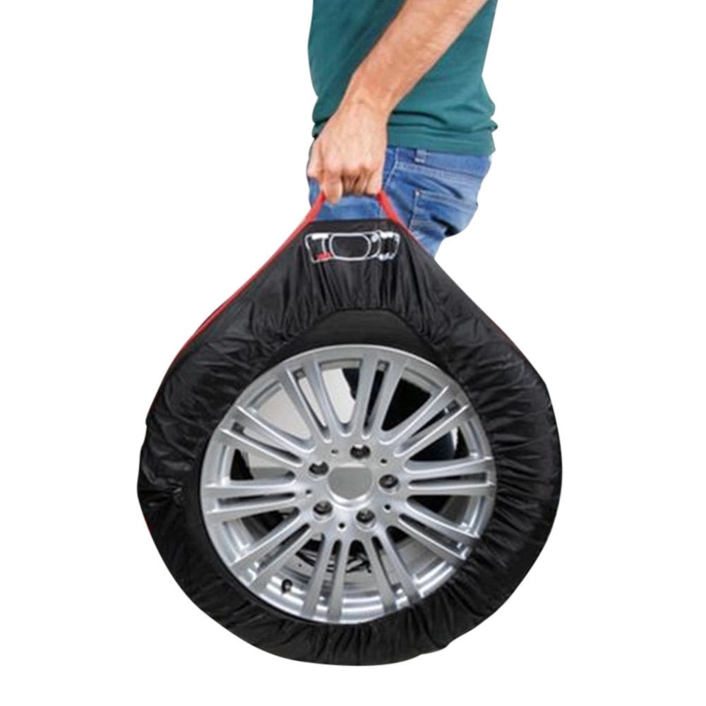 Trade Shop - Set 4pz Borsa Custodia Protezione Pneumatici Auto Cover Storage Gomme Ruote 65cm -