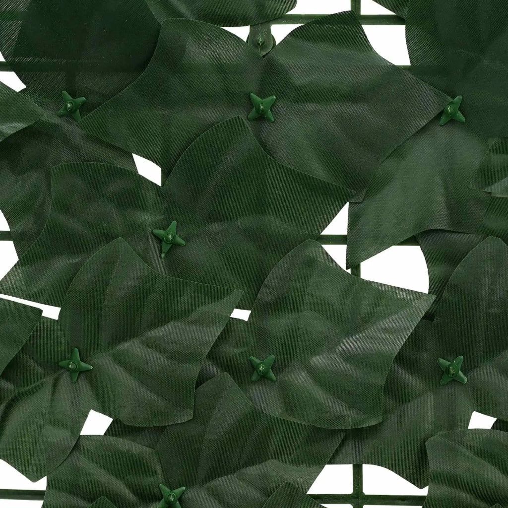 Schermo per balcone con foglie Verde Scuro 600 x 150 cm 42040636