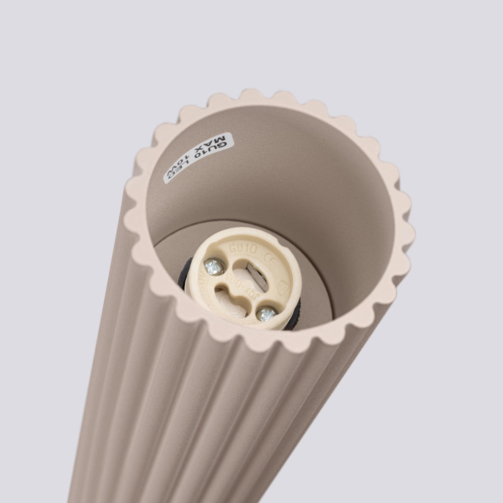 Lampada da soffitto KARBON 10 taupe