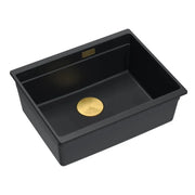 Lavello In Granito Logan 100 Black Tappo nero