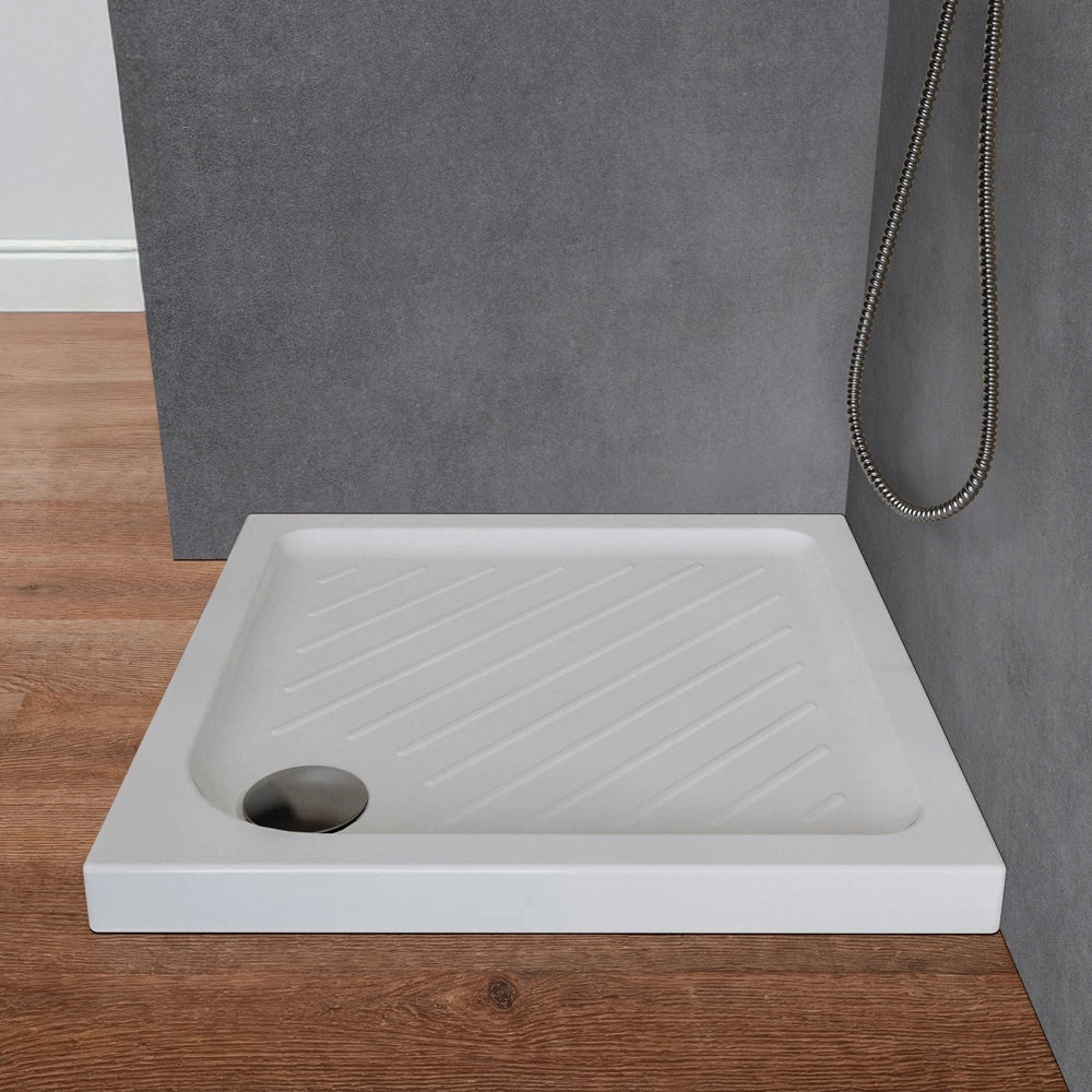 Piatto doccia 75x75 quadrato in ceramica bianco Dolomite Gemma