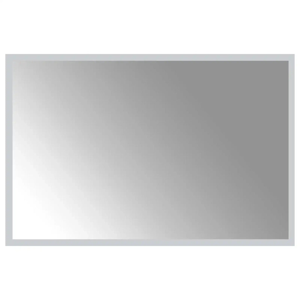 Specchio da bagno LED Trasparente 60 x 40 cm vetro temperato 42045813