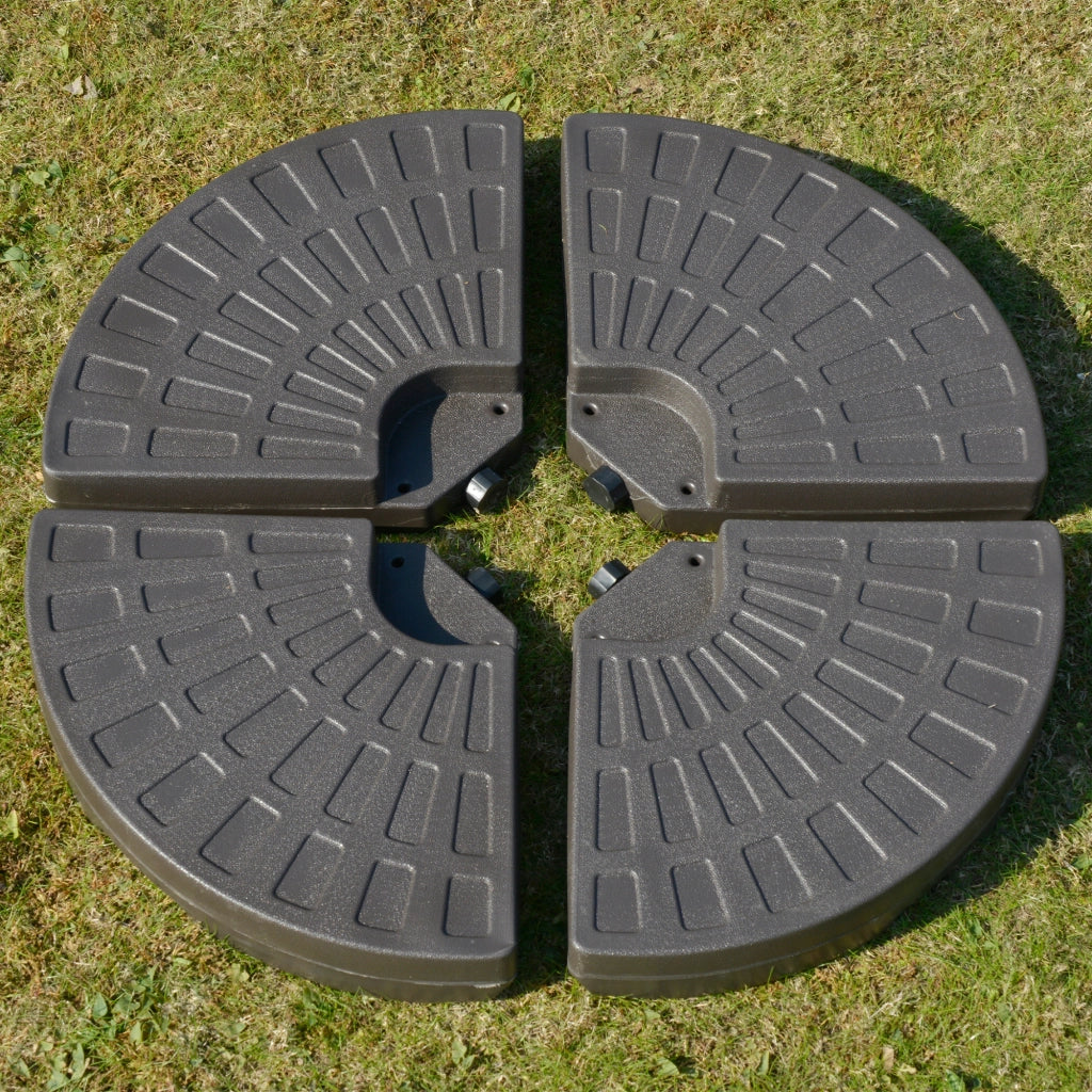 Base per Ombrellone ¨C Minimal ¨C 100x100x10,5 cm Marrone