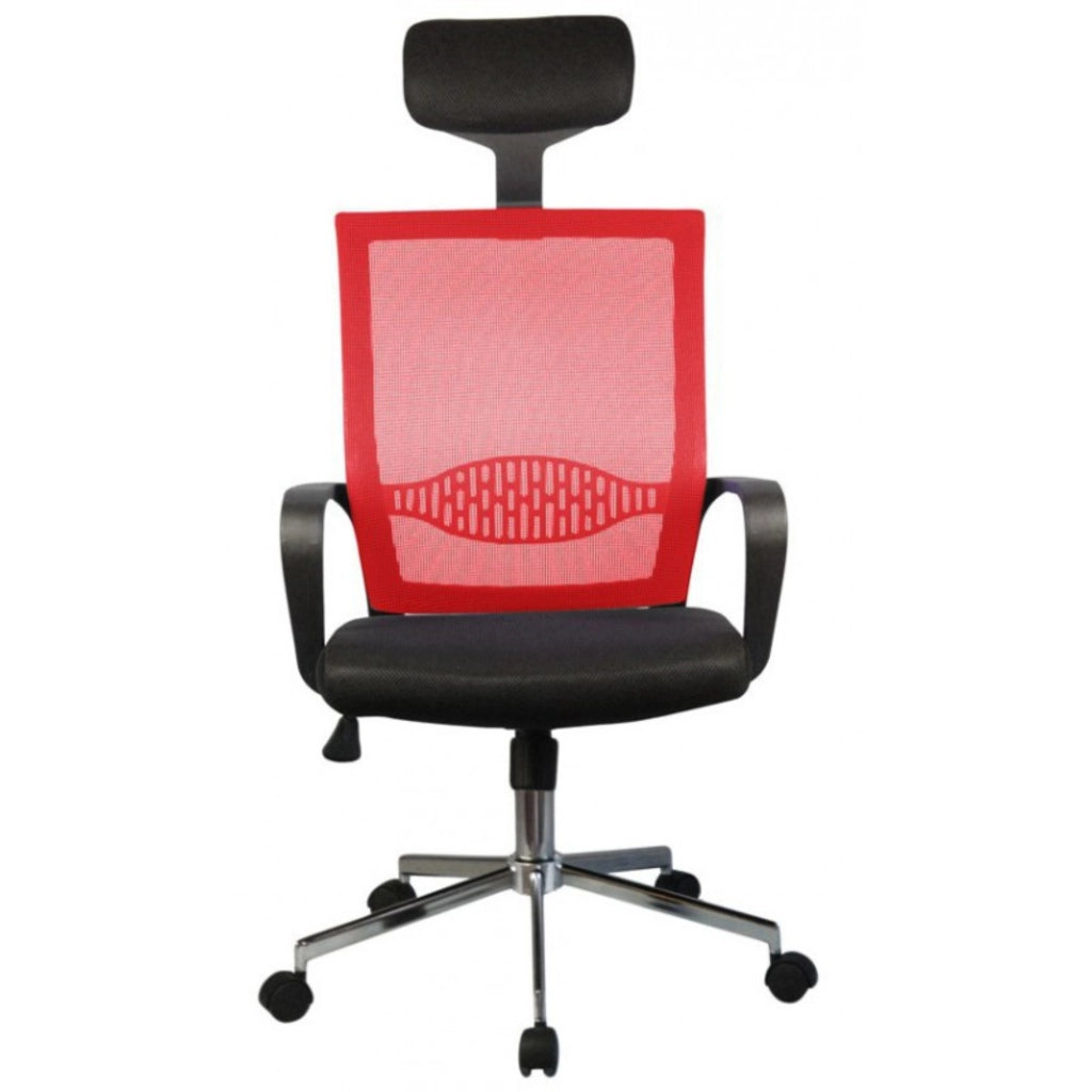 Sedia da ufficio OCF9 in rete Rosso