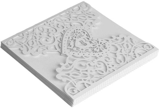 Inviti di nozze - Set da 10 - Progetti eleganti - Ideali per matrimoni - Anniversari - Proposte di matrimonio