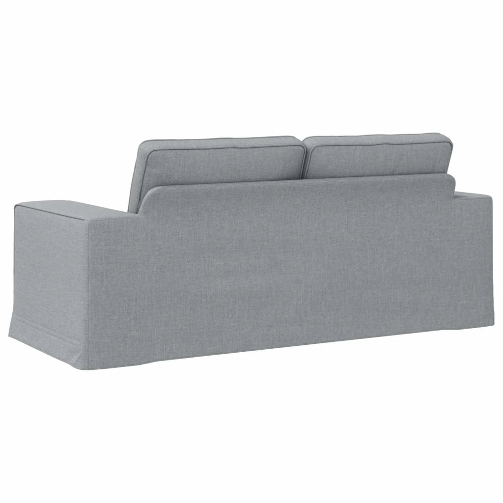 Divano Grigio chiaro 182 x 80 x 82 cm Tessuto 42024390