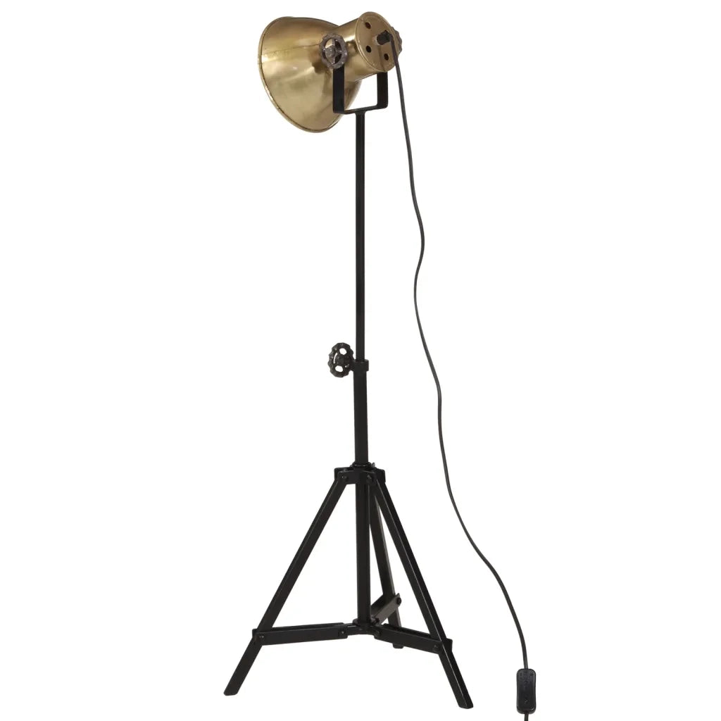 Lampada da Terra 25 W Ottone Anticato 35x35x65/95 cm E27 371870