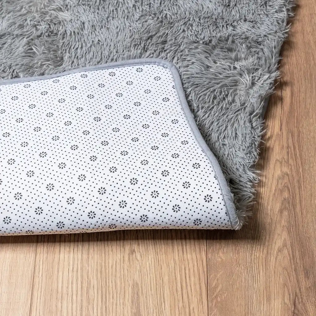 Tappeto del soggiorno | Tappeto Shaggy a Pelo Lungo NAVARRA Grigio Chiaro 60x100 cm