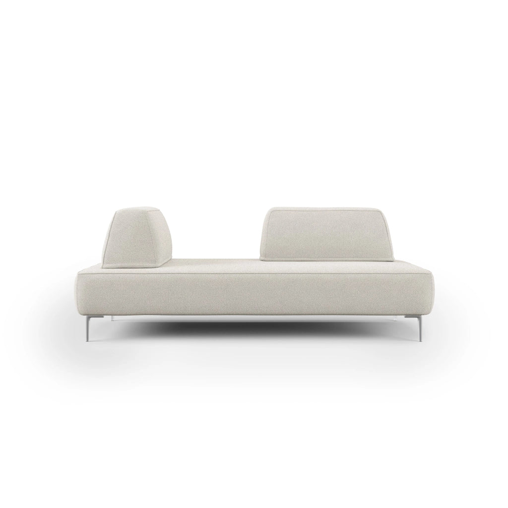 Newton Divano modulare con schienali movibili T07 212 cm bianco