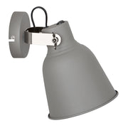 Italux Vidal applique industriale grigio E27 1 luce